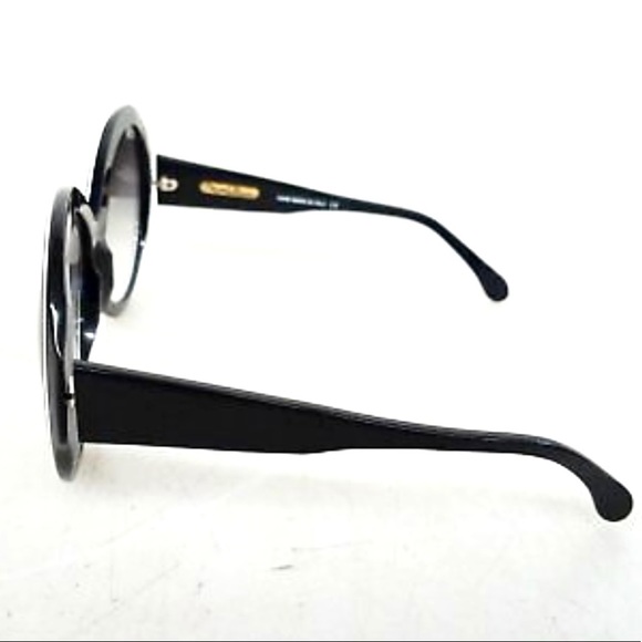 Mondelliani Italy Handmade Jackie O Butterfly Sunglasses Black White  MINT - Picture 4 of 15